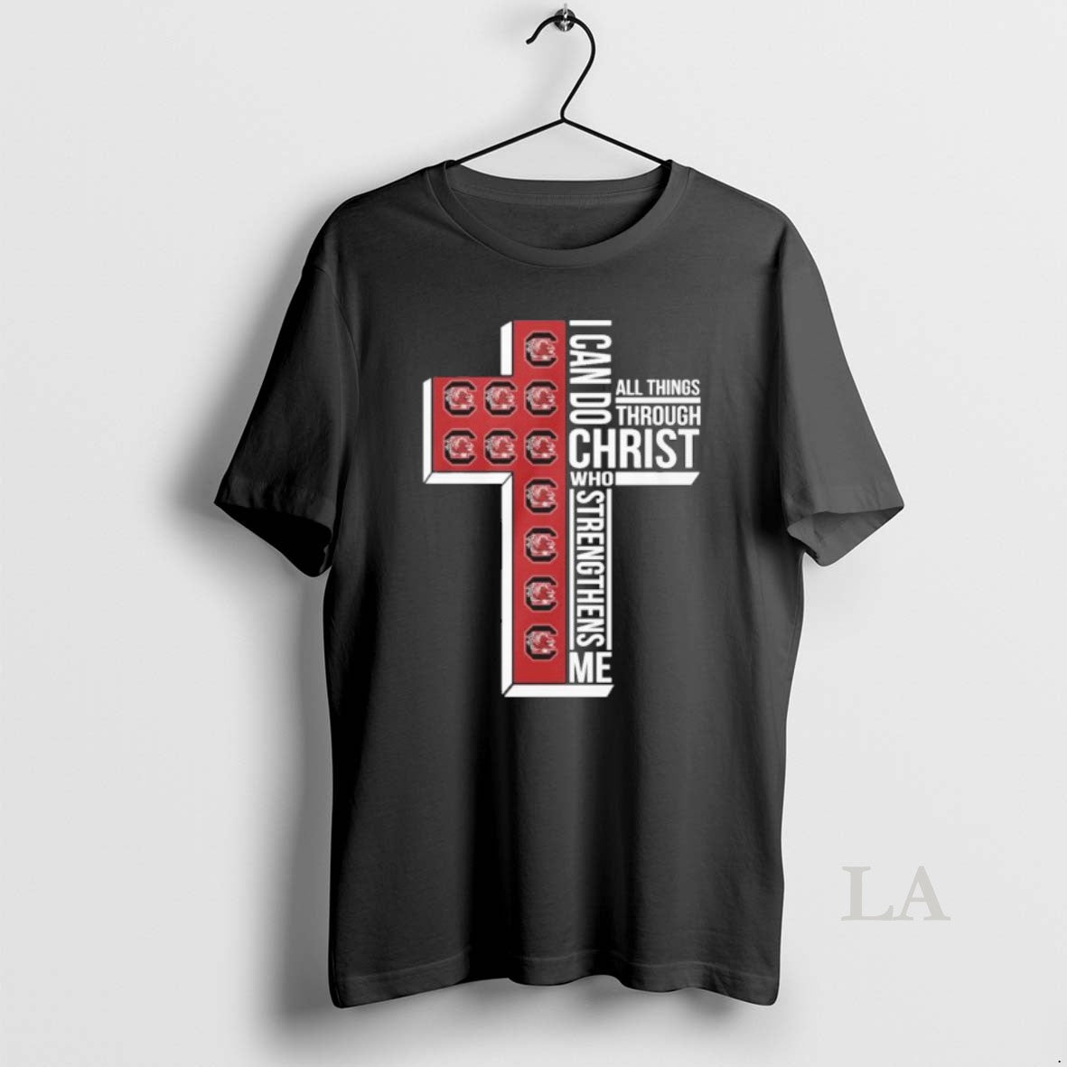 Original South Carolina Basketball Logo I Can Do All Things Through Christ Who Strengthens Me T-Shirts, Hoodie, Sweatshirt