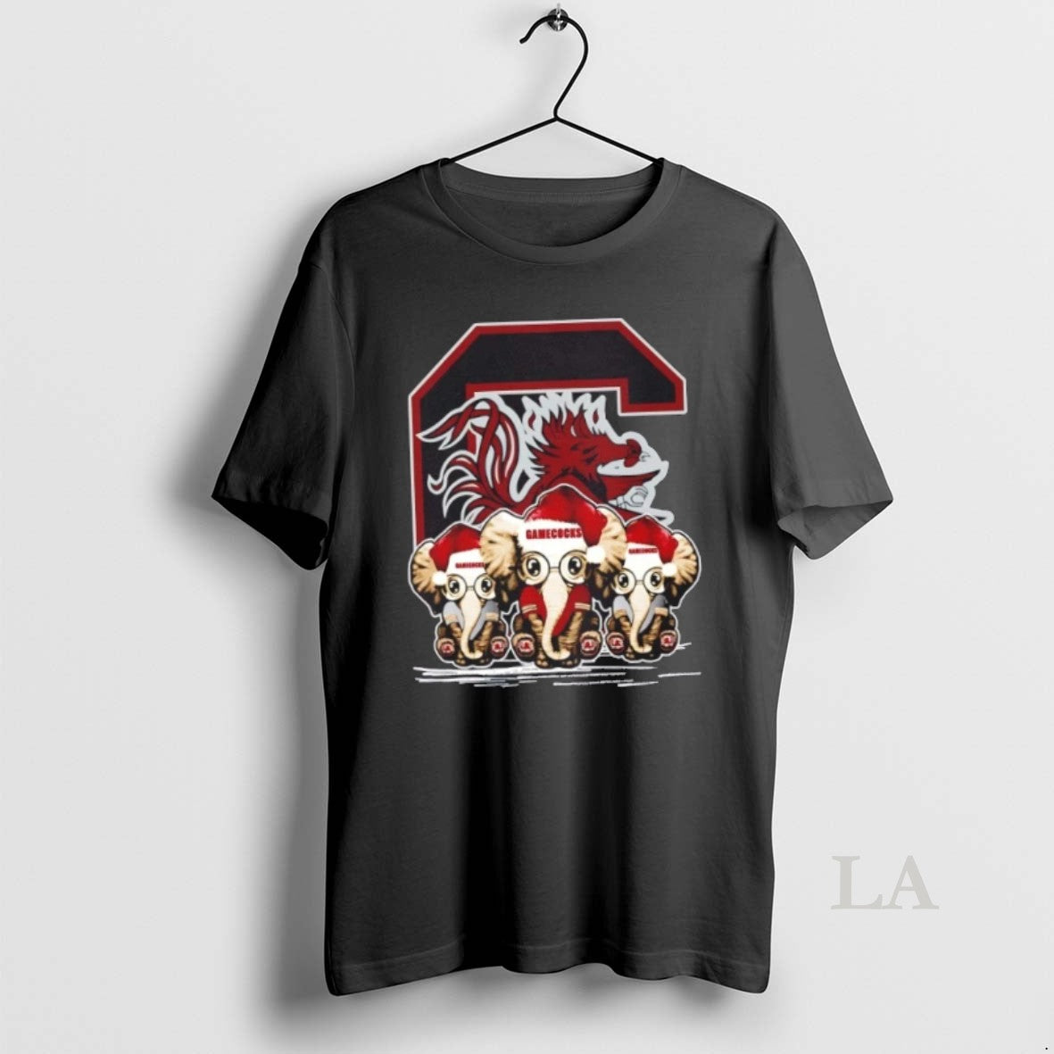 Original South Carolina Gamecocks X Elephants Santa Hat Merry T-Shirts, Hoodie, Sweatshirt