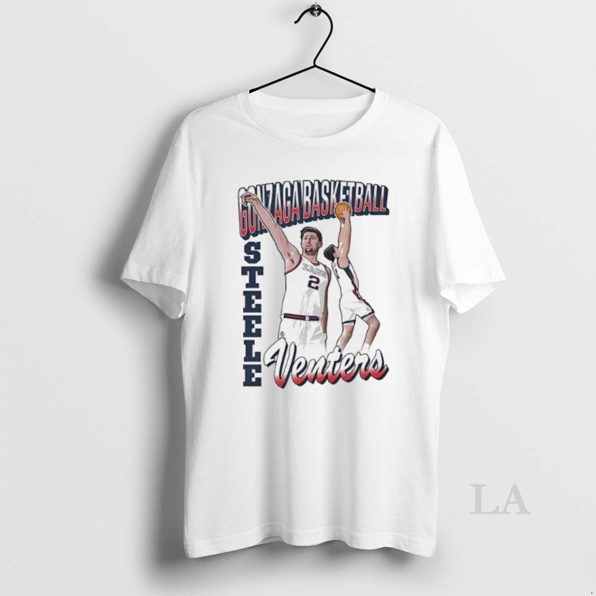 Original Steele Venters Cartoon Gonzaga Bulldogs T-Shirts, Hoodie, Sweatshirt | PopFlextees.com