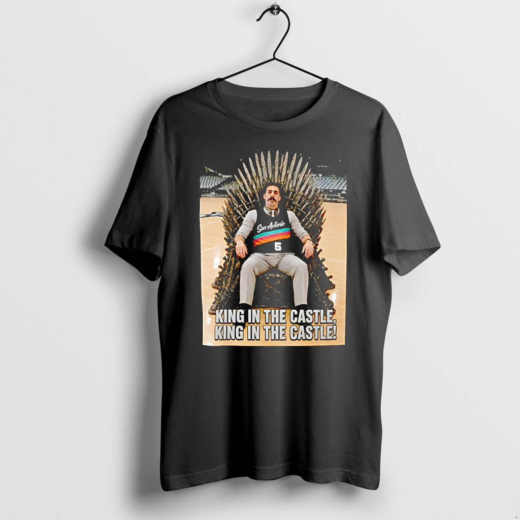 Original Stephon Castle San Antonio Spurs Nba King In The Castle Basketball 2026 Vintage Tshirts