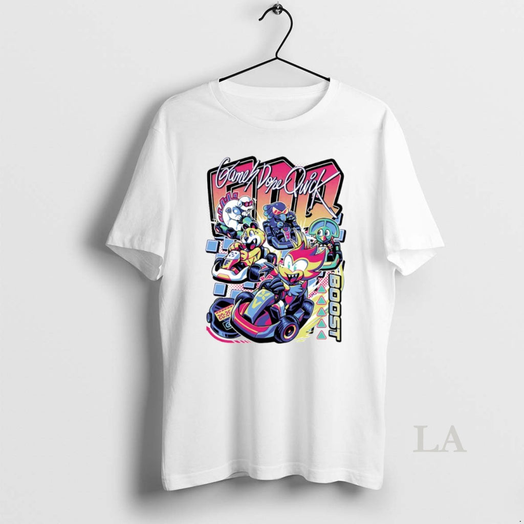 Original Super Mascot Racers Game Done Quick Circle T-Shirts, Hoodie, Sweatshirt | PopFlextees.com