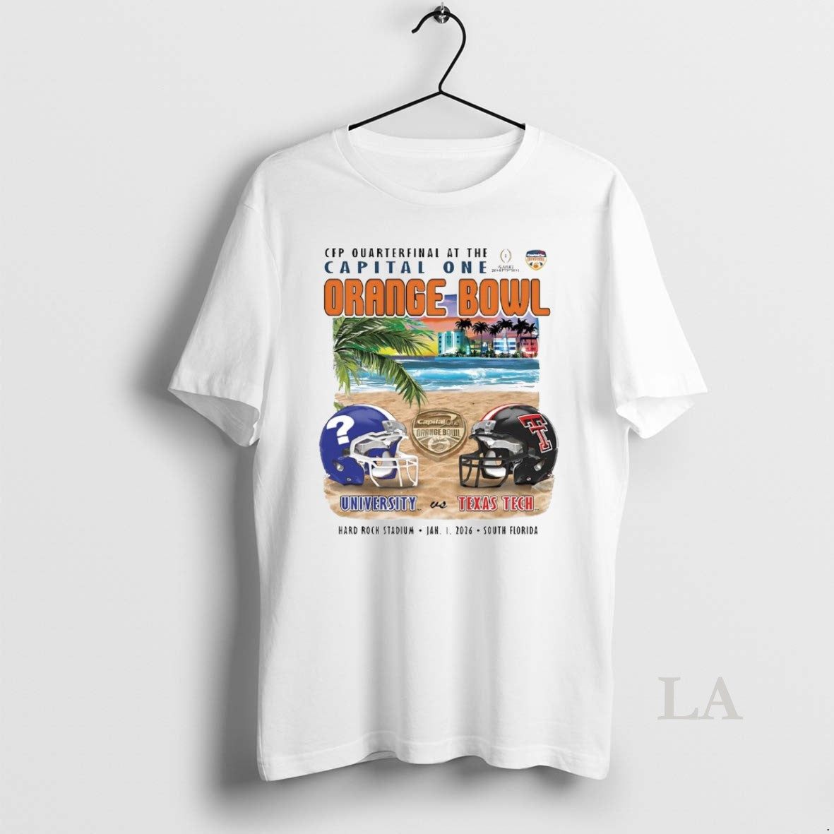 Original Tbd Vs Texas Tech Red Raiders 2026 Capital One Orange Bowl Cfp T-Shirts, Hoodie, Sweatshirt | PopFlextees.com