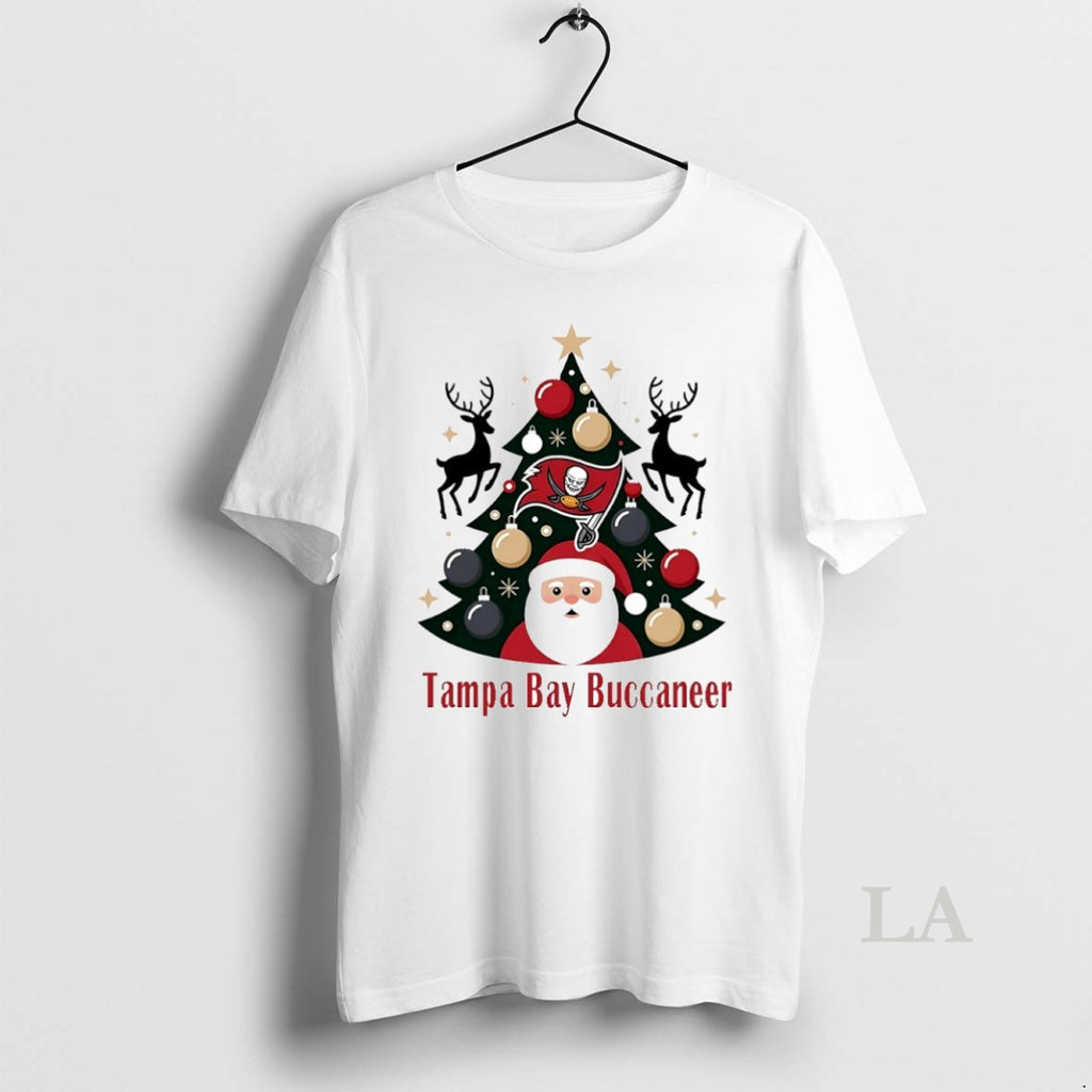 Original Tampa Bay Buccaneer Christmas Tree Circle T-Shirts, Hoodie, Sweatshirt | PopFlextees.com