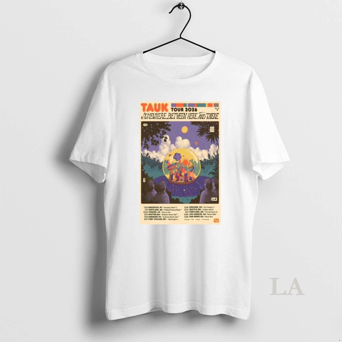 Original Tauk Somewhere Between Here And There Tour 2026 T-Shirts, Hoodie, Sweatshirt | PopFlextees.com