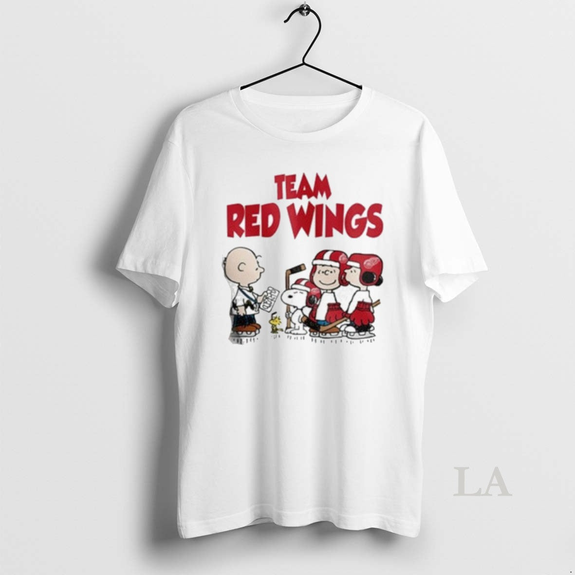 Original Team Detroit Red Wings Peanuts Hockey T-Shirts, Hoodie, Sweatshirt | PopFlextees.com