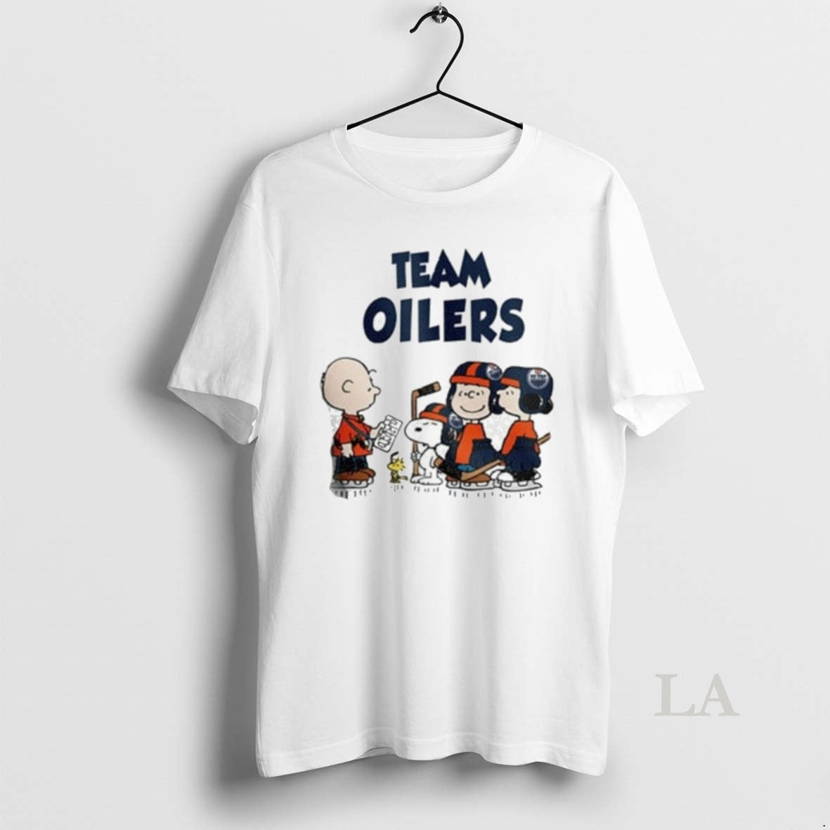 Original Team Edmonton Oilers Peanuts Hockey T-Shirts, Hoodie, Sweatshirt | PopFlextees.com