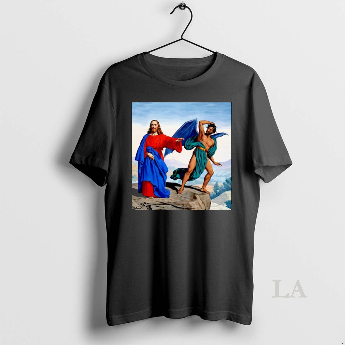 Original Temptation Christ Jesus Vs Satan T-Shirts, Hoodie, Sweatshirt