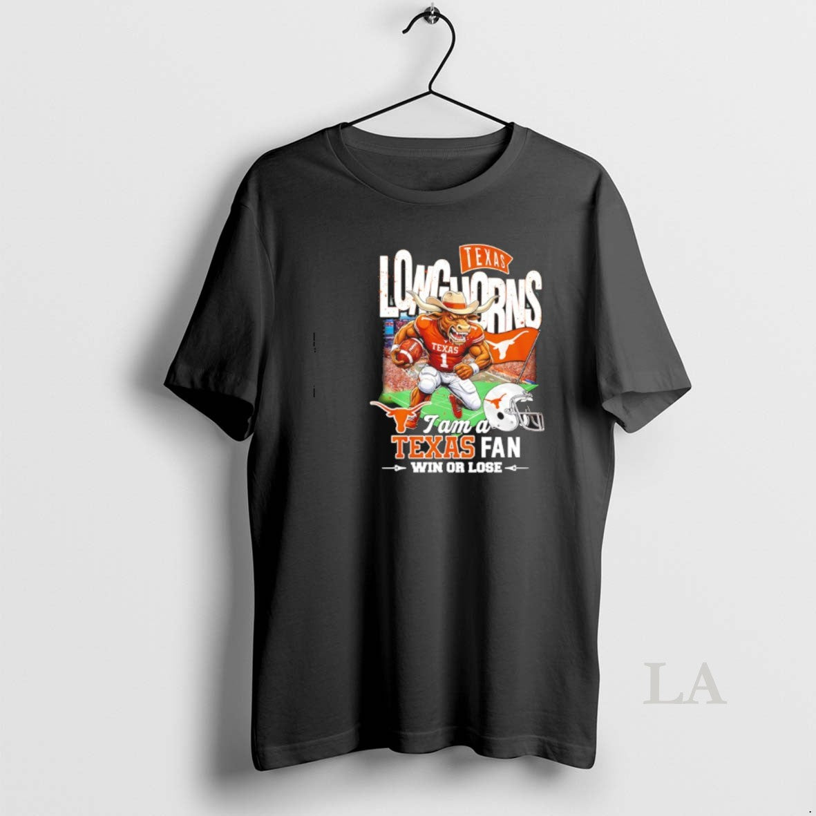 Original Texas Longhorns I Am A Texas Fan Win Or Lose Mascot T-Shirts, Hoodie, Sweatshirt | PopFlextees.com