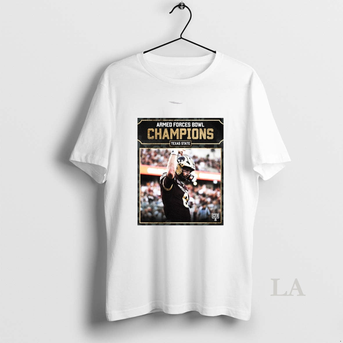 Original Texas State Bobcats 2026 Armed Forces Bowl Champions T-Shirts, Hoodie, Sweatshirt | PopFlextees.com