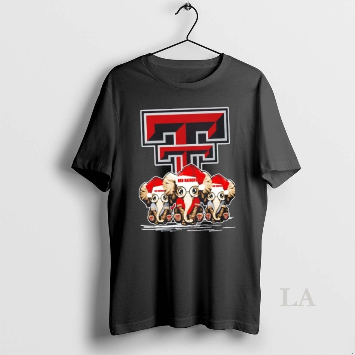Original Texas Tech Red Raiders X Elephants Santa Hat Merry T-Shirts, Hoodie, Sweatshirt