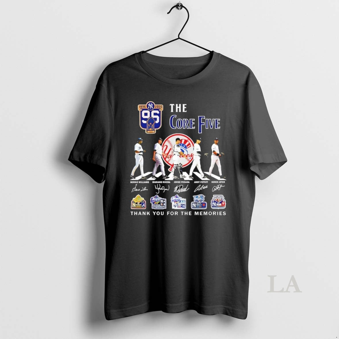 Original Core Five New York Yankees Abbey Road 96th Anniversary 1996 2026 Thank You T-Shirts, Hoodie, Sweatshirt
