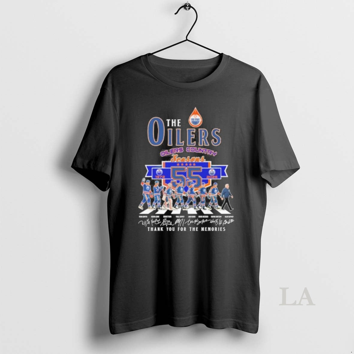 Original The Edmonton Oilers Abbey Road 55 Seasons 1972 2026 T-Shirts, Hoodie, Sweatshirt | PopFlextees.com