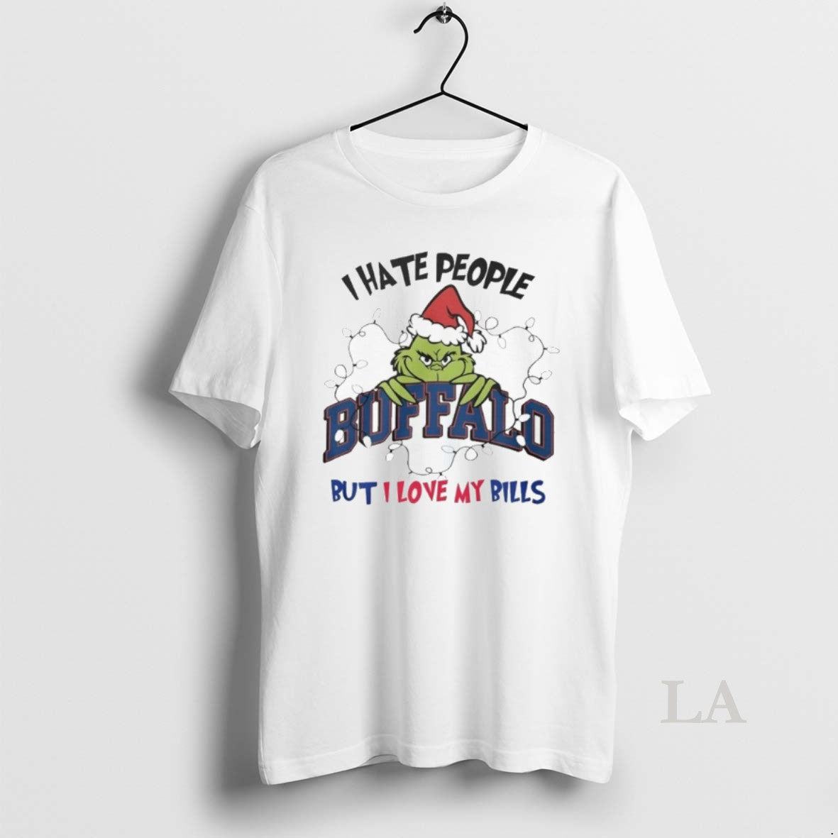 Original The Grinch I Hate People Buffalo But I Love My Bills T-Shirts, Hoodie, Sweatshirt | PopFlextees.com