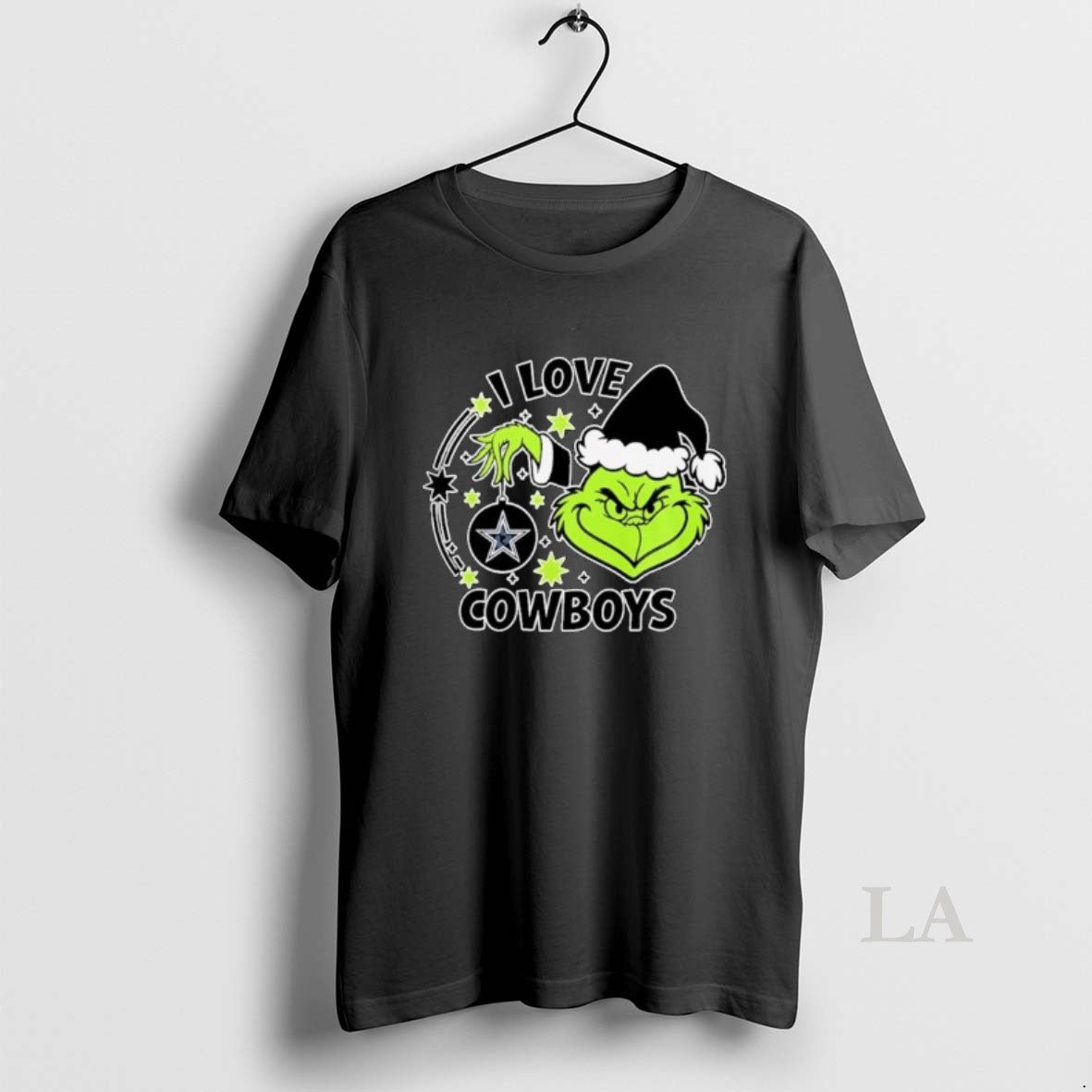 Original The Grinch I Love Dallas Cowboys Football Merry Christmas T-Shirts, Hoodie, Sweatshirt | PopFlextees.com