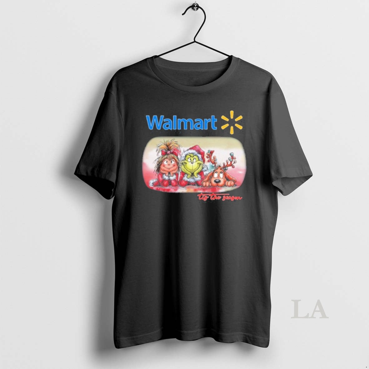 Original The Grinch With Friends Tis The Season Walmart Logo T-Shirts, Hoodie, Sweatshirt | PopFlextees.com