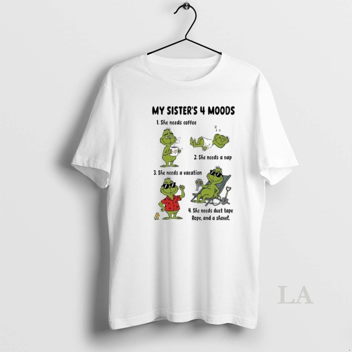 Original The Grinch Needs Coffee A Nap Vacation Duct Tape Rope And A Shovel T-Shirts, Hoodie, Sweatshirt | PopFlextees.com