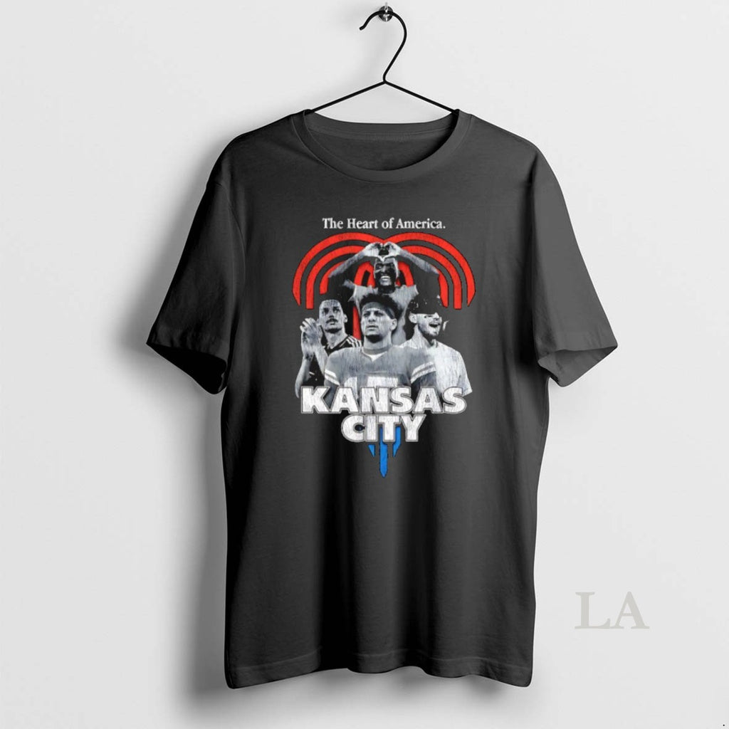 Original The Heart Of America Kansas City Chiefs T-Shirts, Hoodie, Sweatshirt | PopFlextees.com