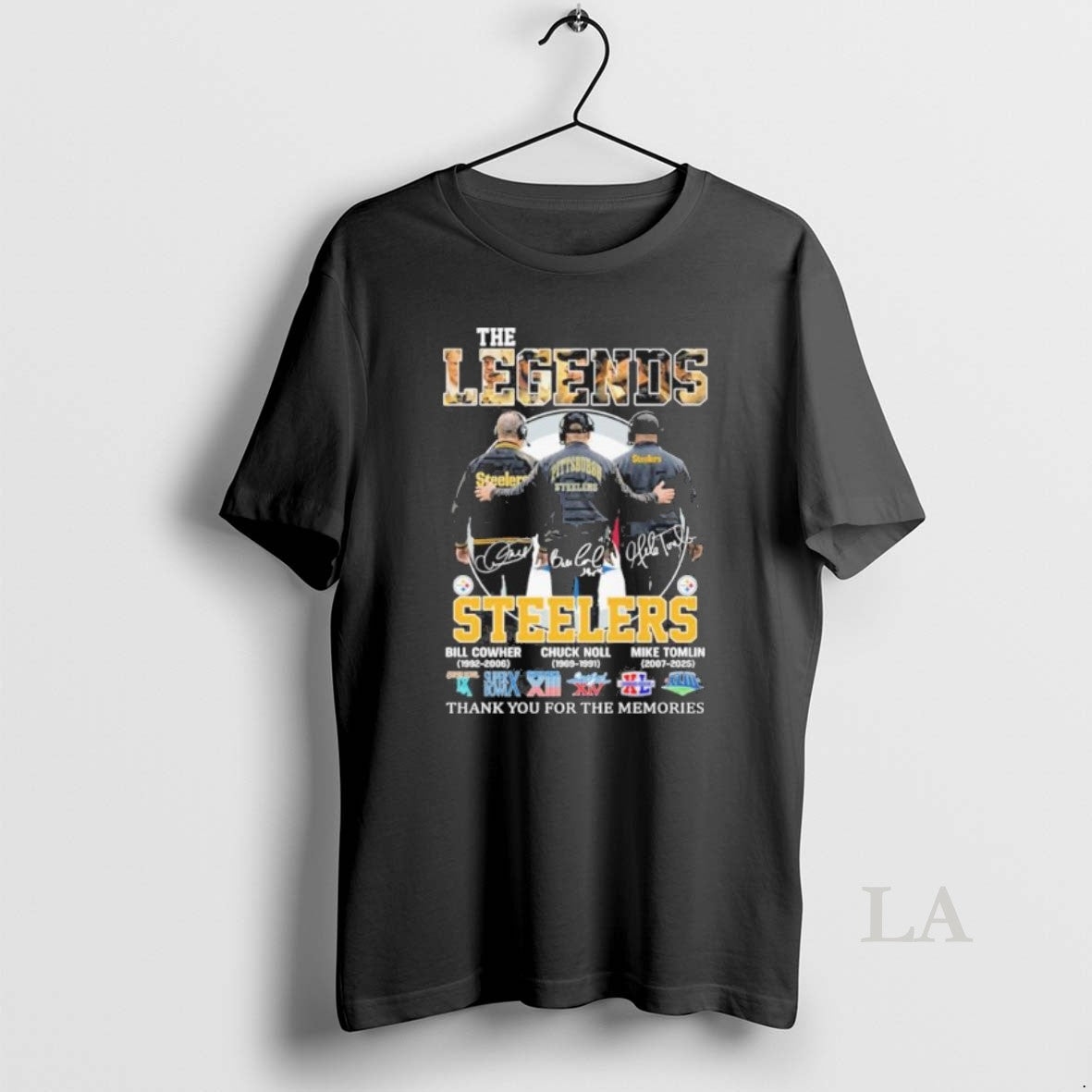 Original The Legends Steelers Bill Cowher Chuck Noll And Mike Tomlin T-Shirts, Hoodie, Sweatshirt | PopFlextees.com