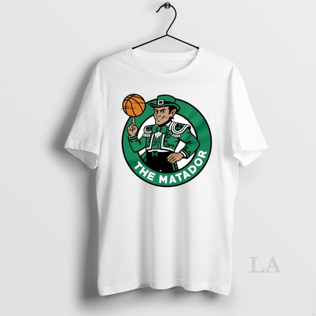 Original The Matador Boston Celtics Basketball Circle T-Shirts, Hoodie, Sweatshirt | PopFlextees.com