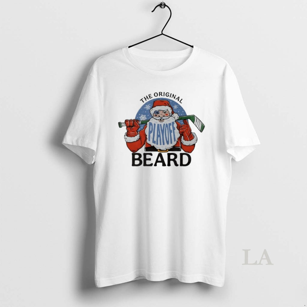 Original Playoff Beard Santa Hockey T-Shirts, Hoodie, Sweatshirt