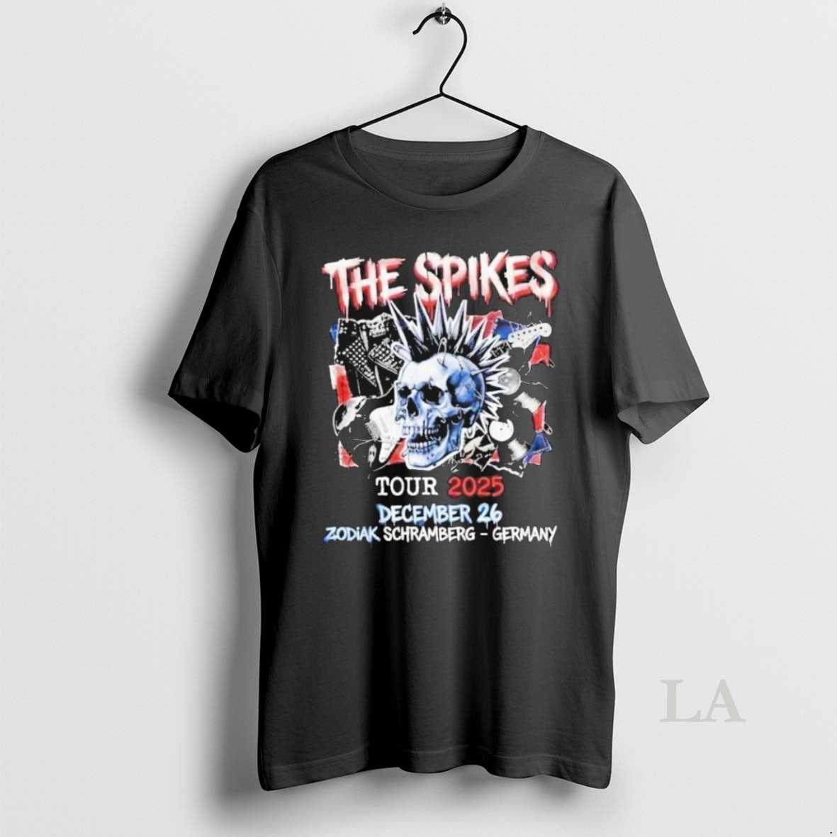 Original The Spikes Tour 2025 December 26 2025 Zodiak Schramberg Germany Skull T-Shirts, Hoodie, Sweatshirt | PopFlextees.com