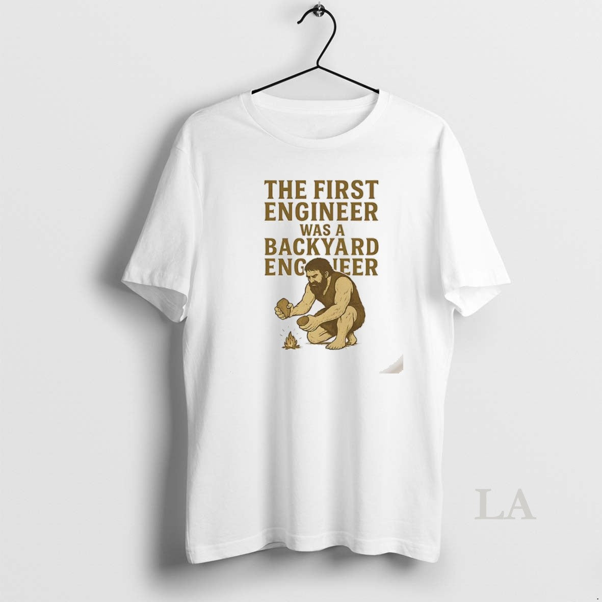 Original The First Engineer Was A Backyard Engineer T-Shirts, Hoodie, Sweatshirt | PopFlextees.com