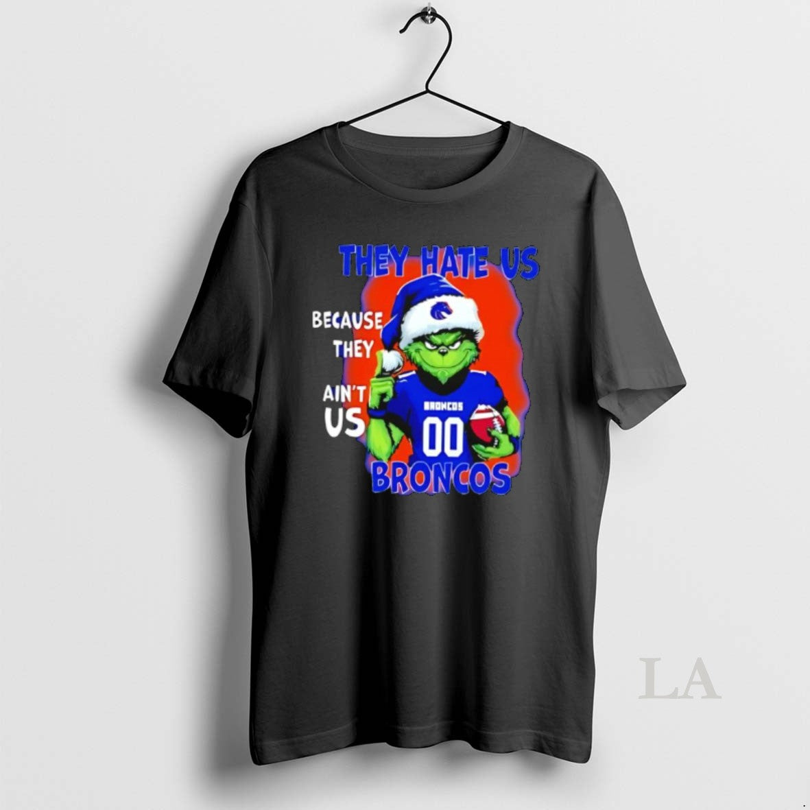 Original They Hate Us Because They Aint Us Boise State Broncos T-Shirts, Hoodie, Sweatshirt | PopFlextees.com