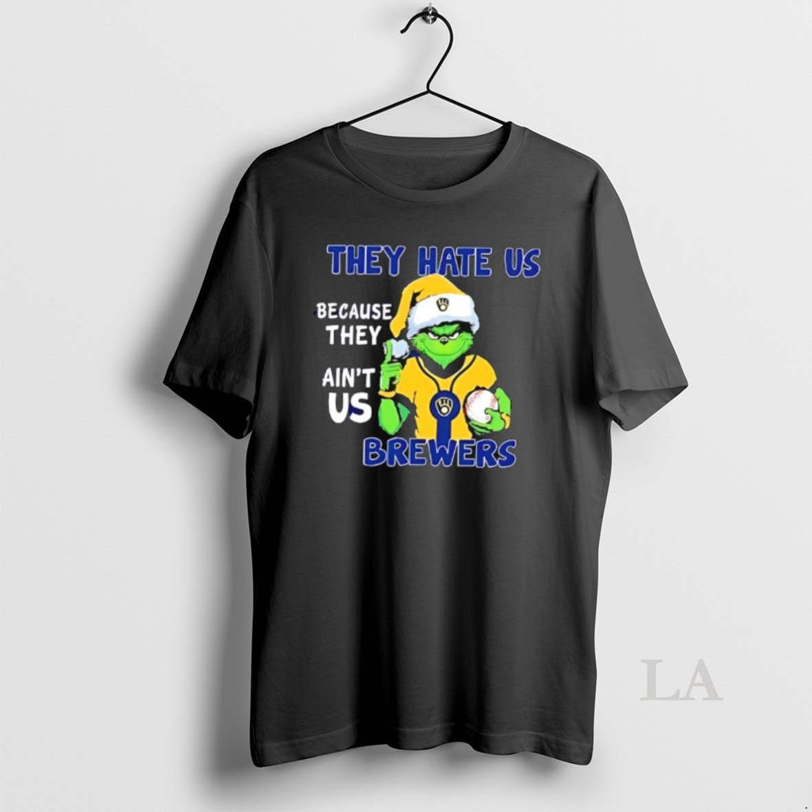 Original They Hate Us Because They Aint Us Milwaukee Brewers T-Shirts, Hoodie, Sweatshirt | PopFlextees.com
