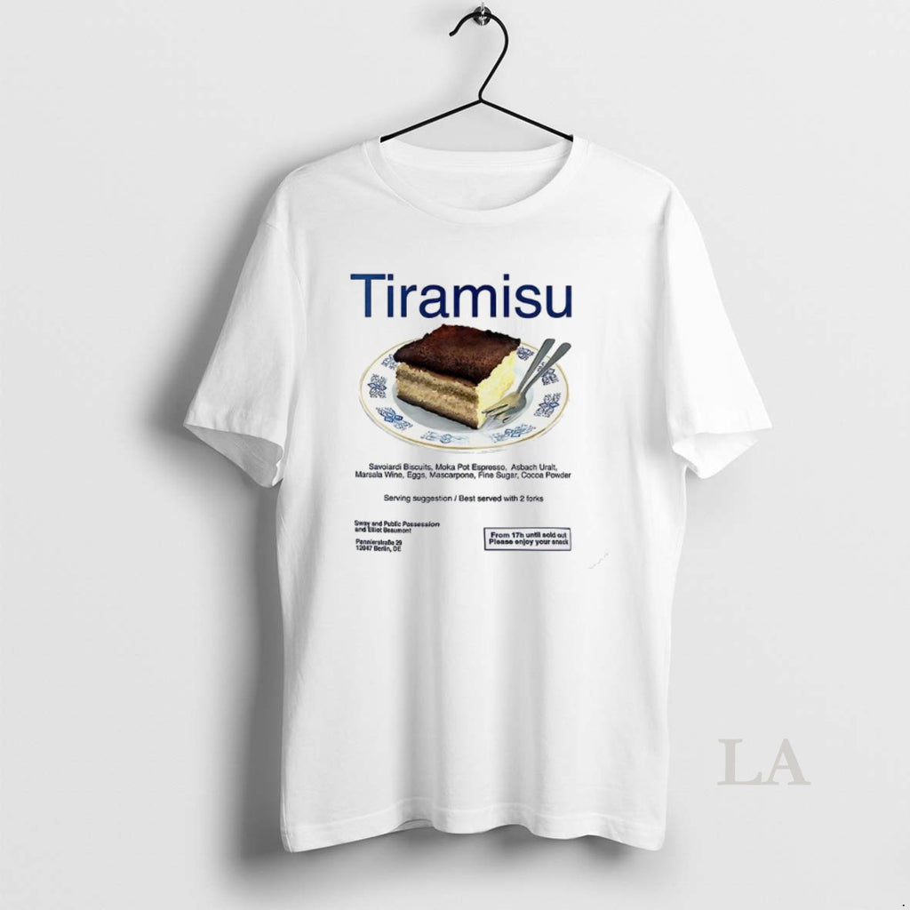 Original Tiramisu Serving Suggestion Best Served With 2 Forks T-Shirts, Hoodie, Sweatshirt | PopFlextees.com