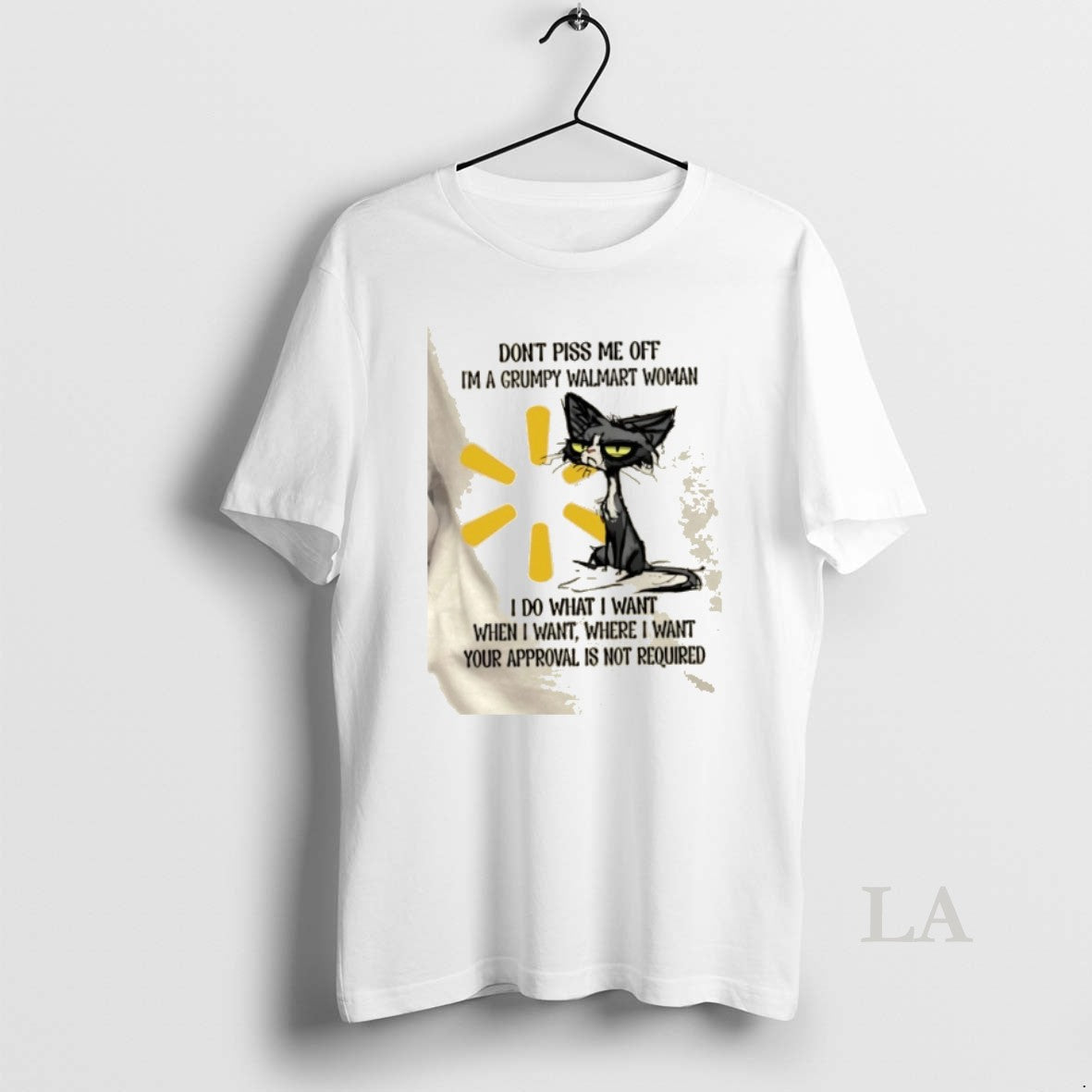 Original Tired Cat Dont Piss Me Off Im A Grumpy Walmart Woman I Do What T-Shirts, Hoodie, Sweatshirt | PopFlextees.com