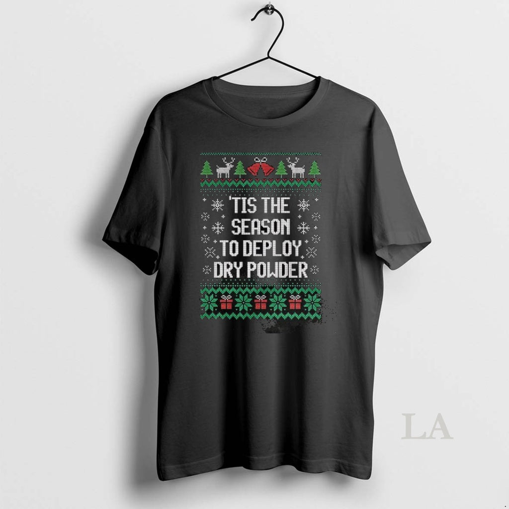 Original Tis The Season To Deploy Dry Power Ugly Christmas T-Shirts, Hoodie, Sweatshirt | PopFlextees.com