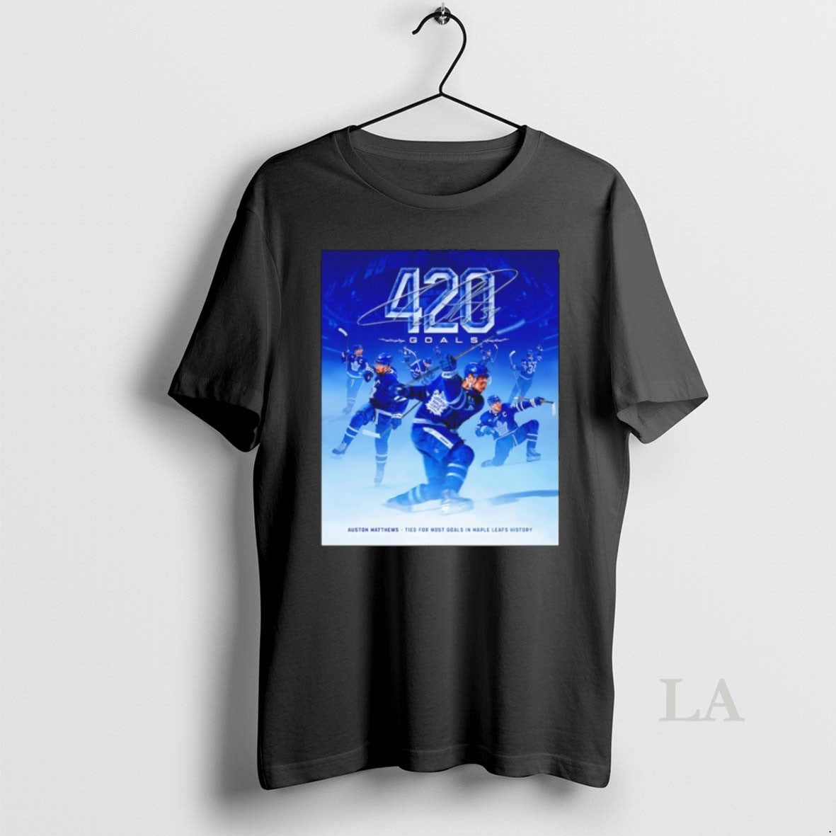 Original Toronto Maple Leafs 420 Goals Auston Matthews Signature T-Shirts, Hoodie, Sweatshirt | PopFlextees.com