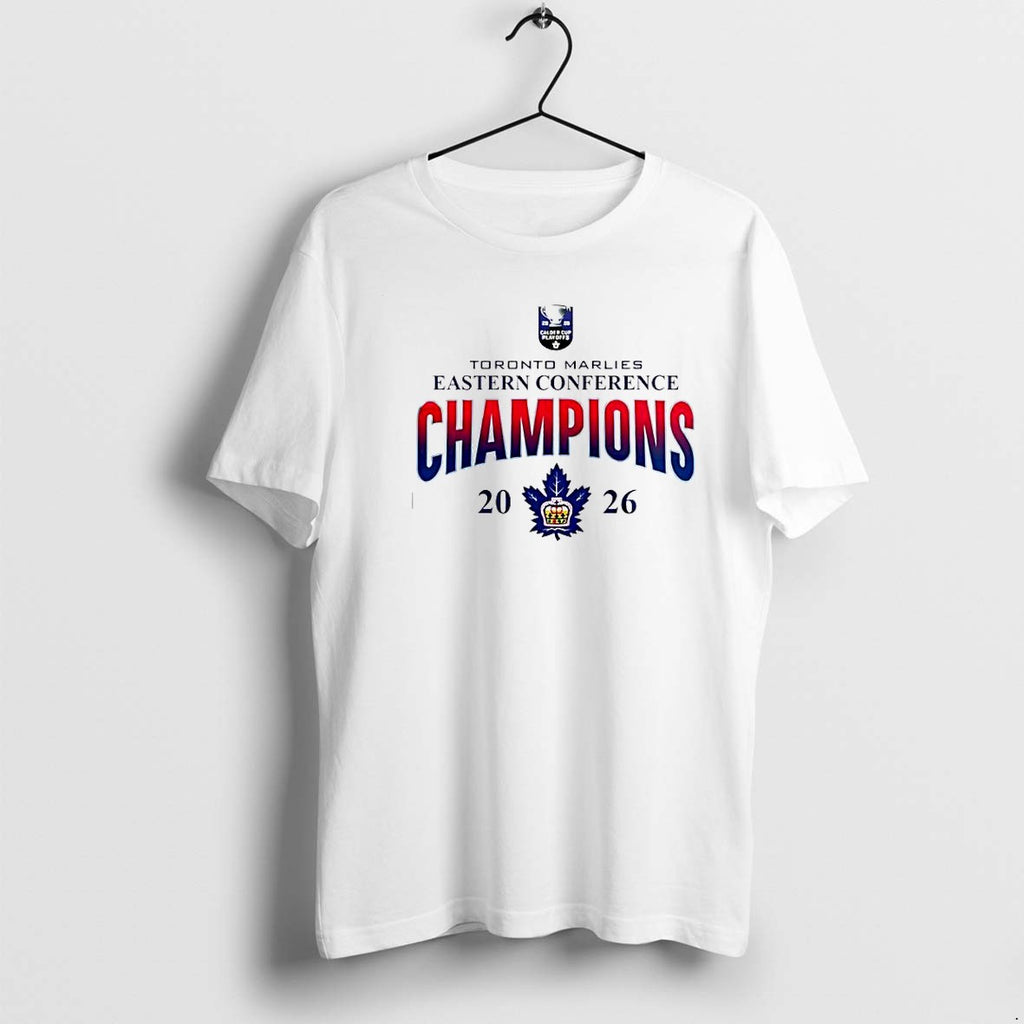 Original Toronto Marlies 2026 Eastern Conference Champions Calder Cup Playoffs Hockey Tshirts