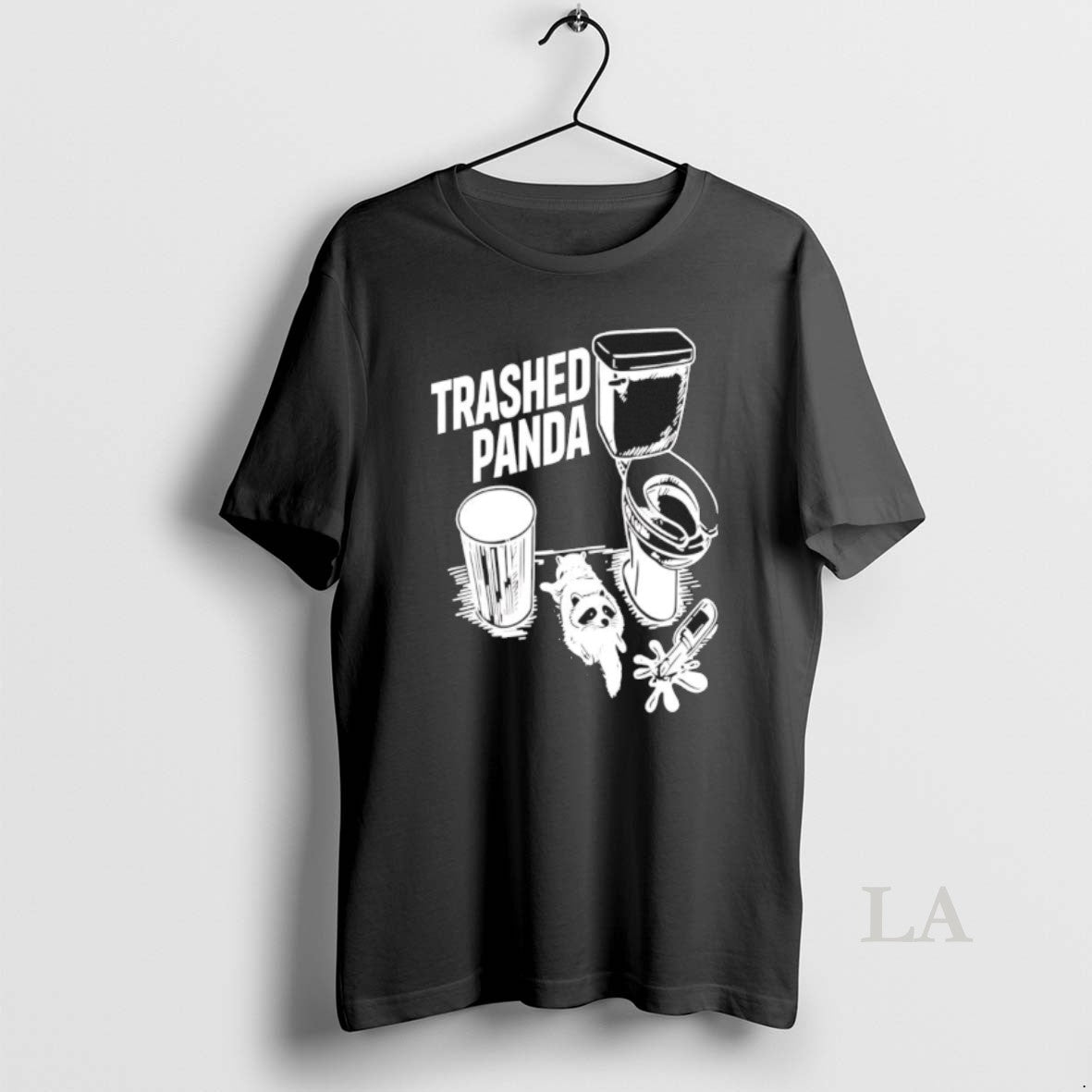Original Trashed Panda Drunk Raccoon Next To The Toilet T-Shirts, Hoodie, Sweatshirt | PopFlextees.com