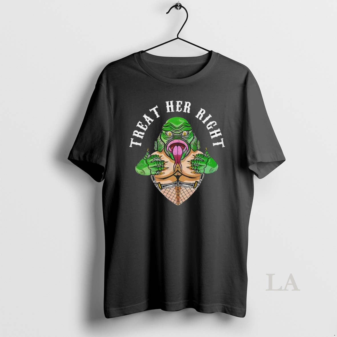 Original Treat Her Right Creature Black Lagoon Meme T-Shirts, Hoodie, Sweatshirt