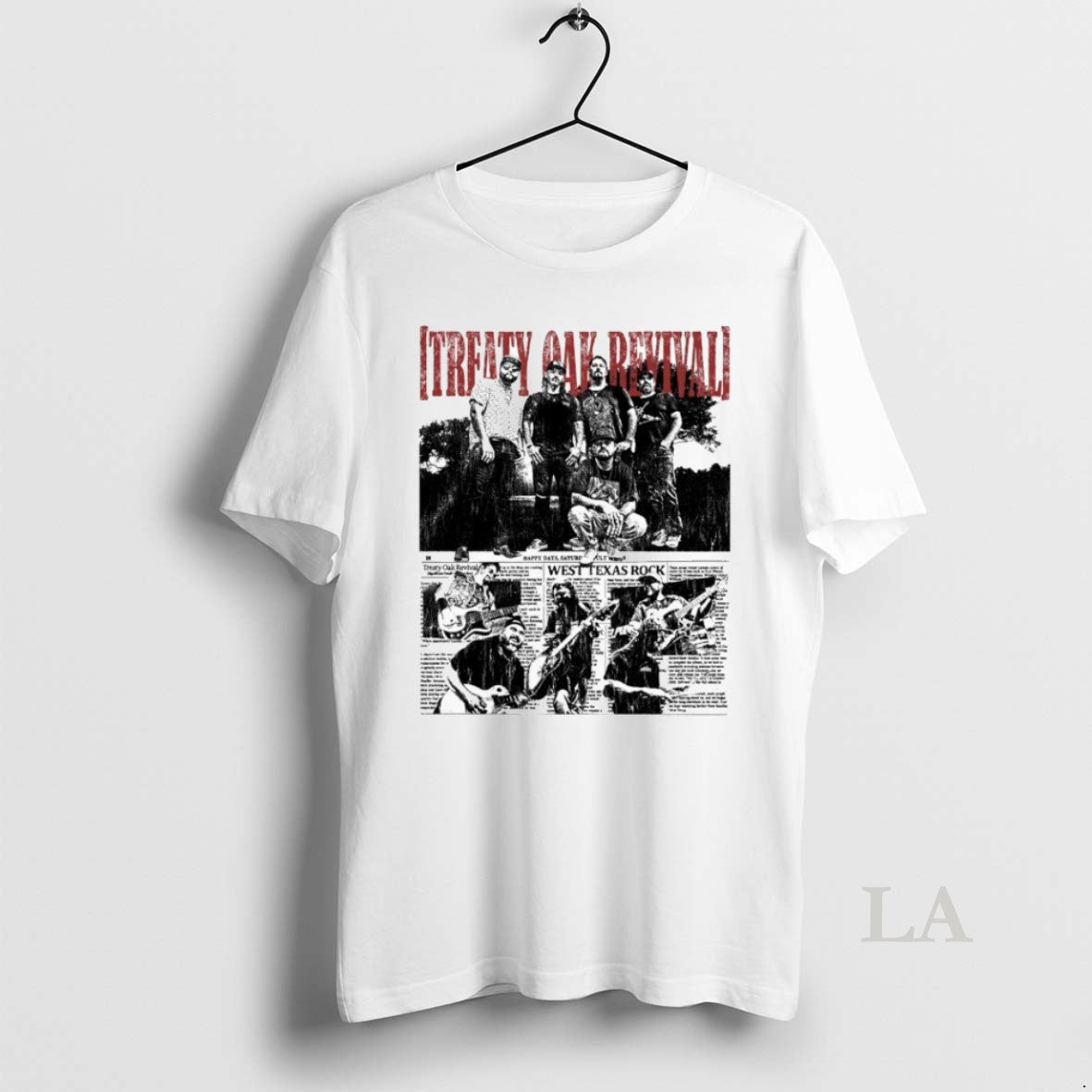 Original Treaty Oak Revival Newspaper T-Shirts, Hoodie, Sweatshirt | PopFlextees.com