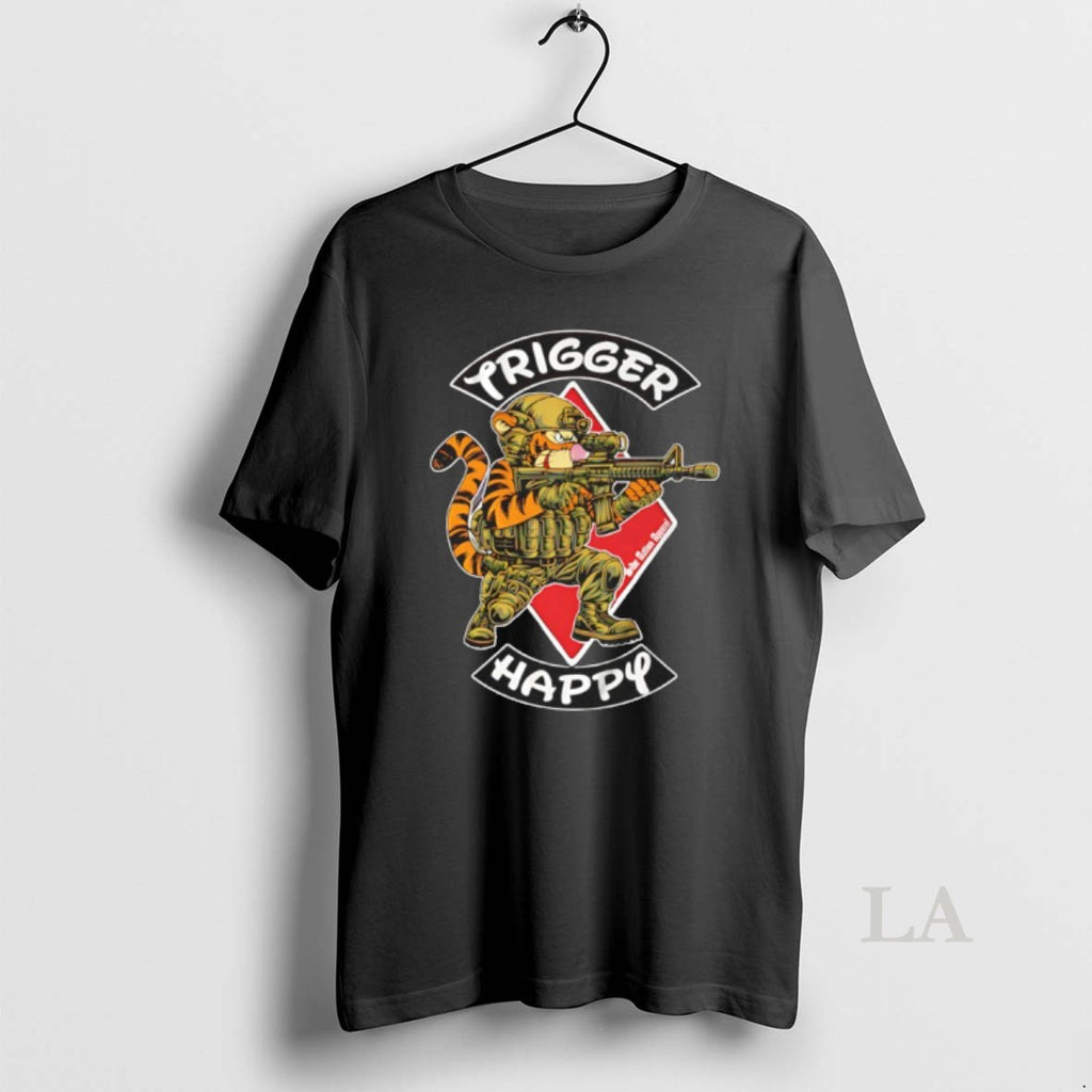 Original Trigger Happy Tiger Soldier T-Shirts, Hoodie, Sweatshirt | PopFlextees.com