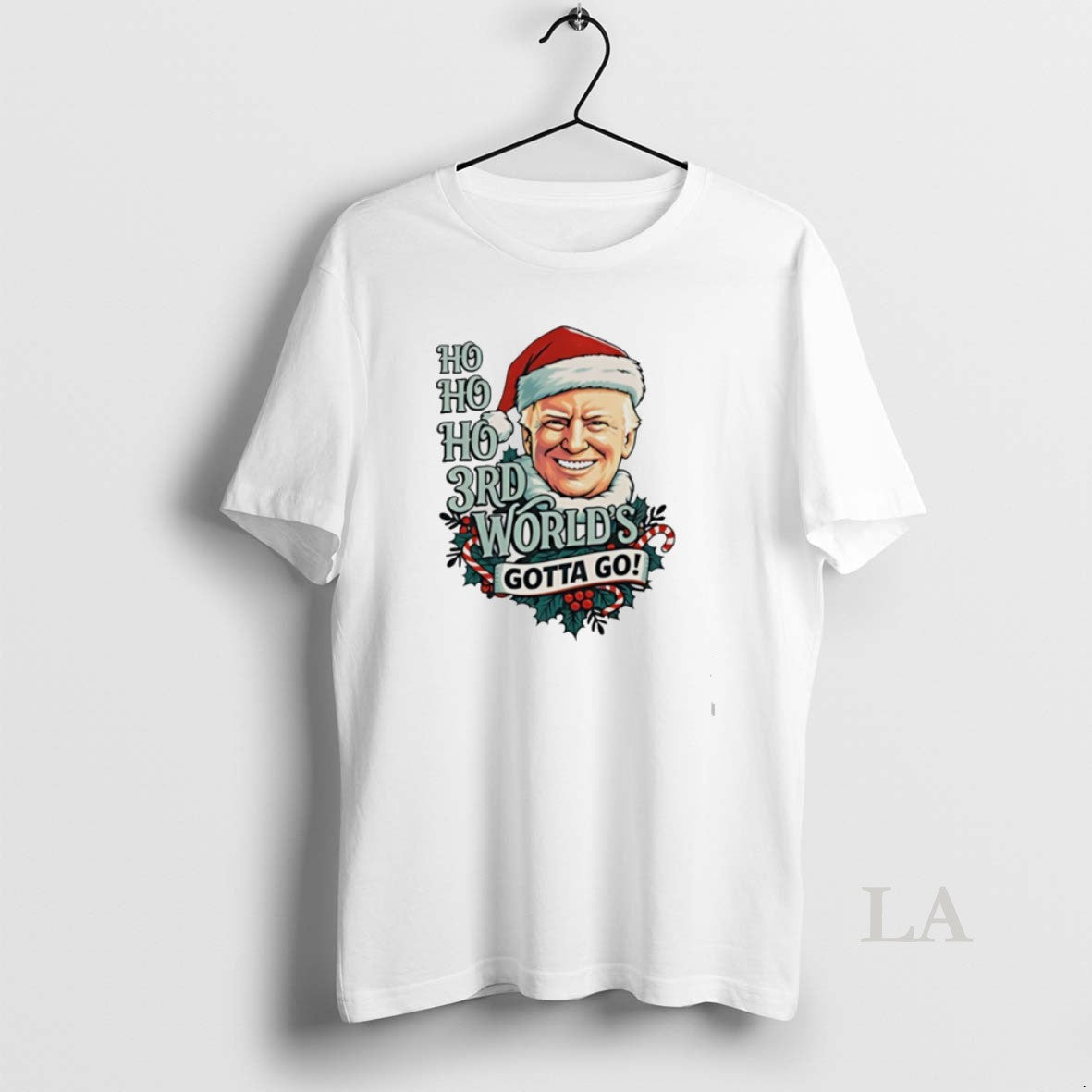 Original Trump Santa Ho Ho Ho 3rd Worlds Gotta Go Christmas T-Shirts, Hoodie, Sweatshirt | PopFlextees.com