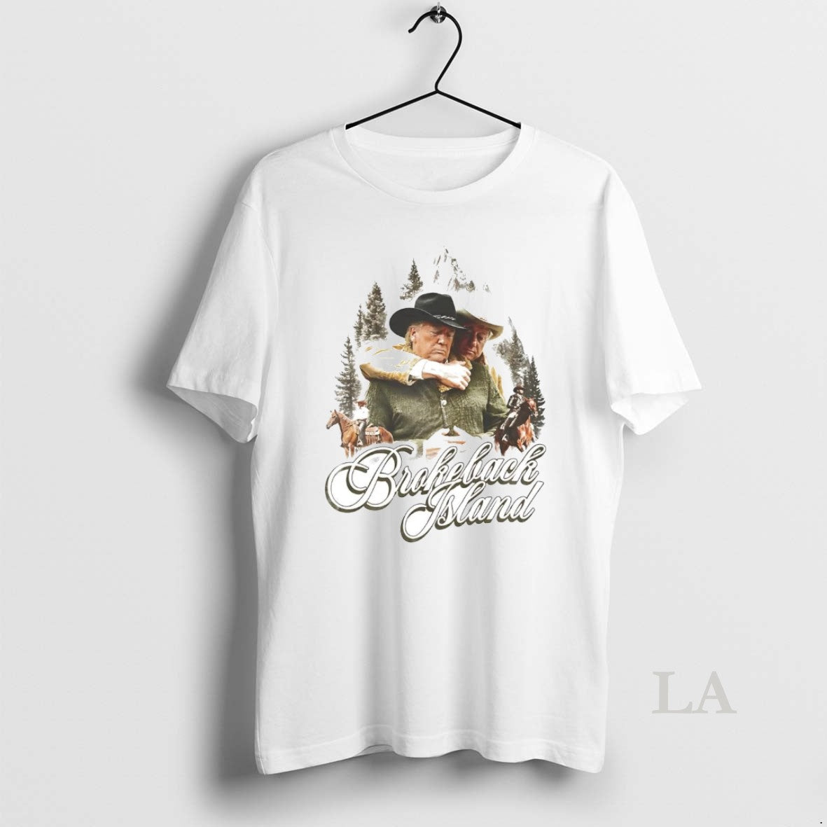 Original Trump And Bill Clinton Brokeback Island T-Shirts, Hoodie, Sweatshirt | PopFlextees.com