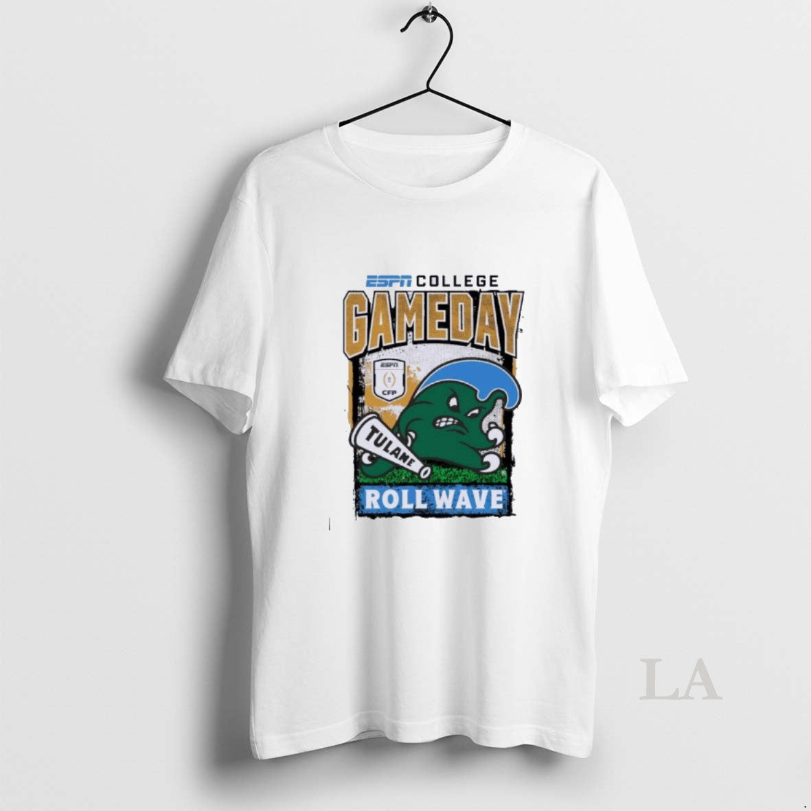 Original Tulane Green Wave Cfp Gameday 1st Round Mascot Roll Wave T-Shirts, Hoodie, Sweatshirt | PopFlextees.com