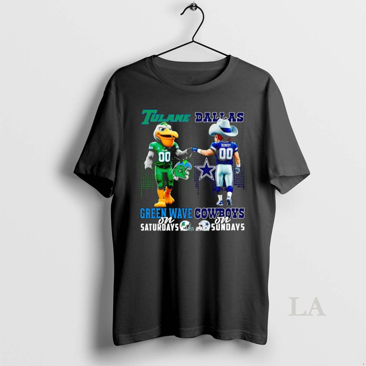 Original Tulane Green Wave On Saturdays Dallas Cowboys On Sundays Mascot T-Shirts, Hoodie, Sweatshirt | PopFlextees.com