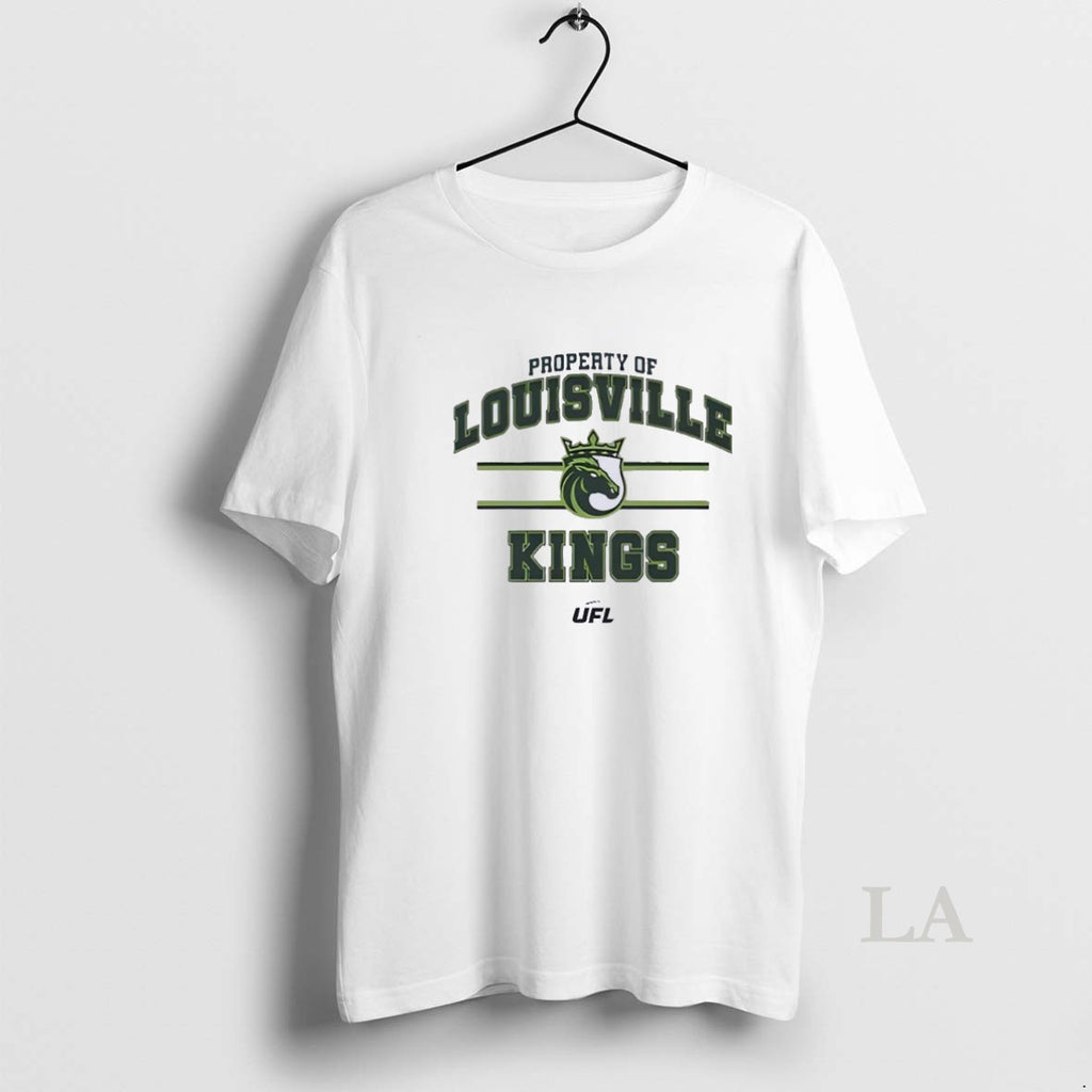 Original Ufl Property Of Louisville Kings T-Shirts, Hoodie, Sweatshirt | PopFlextees.com