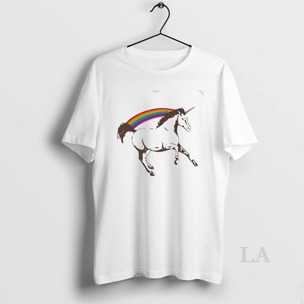 Original Unicorn With Rainbow Sketch T-Shirts, Hoodie, Sweatshirt | PopFlextees.com