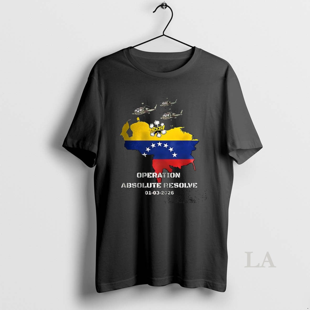 Original Venezuela 2026 Operation Absolute Resolve Map T-Shirts, Hoodie, Sweatshirt | PopFlextees.com