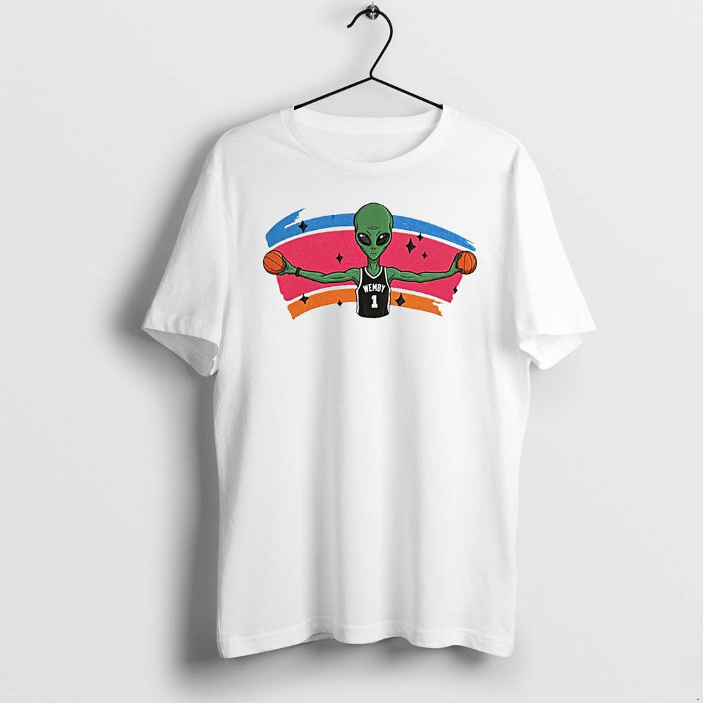 Original Victor Wembanyama Alien Basketball Player Wemby 1 Jersey Tshirts Jpg