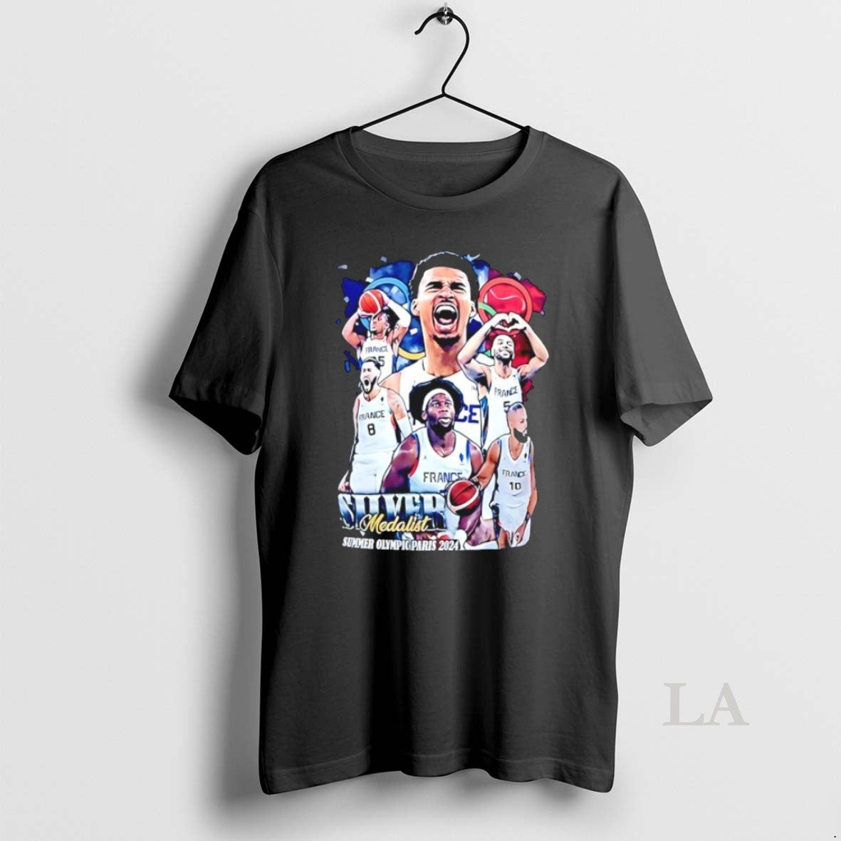 Original Victor Wembanyama Silver Medalist Summer Olympic Paris 2024 T-Shirts, Hoodie, Sweatshirt | PopFlextees.com