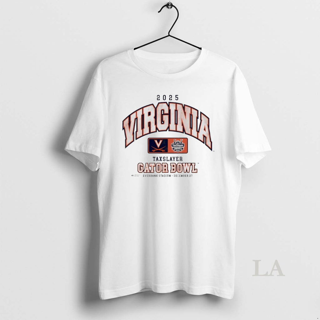 Original Virginia Cavaliers 2025 Taxslayer Gator Bowl Circle T-Shirts, Hoodie, Sweatshirt | PopFlextees.com