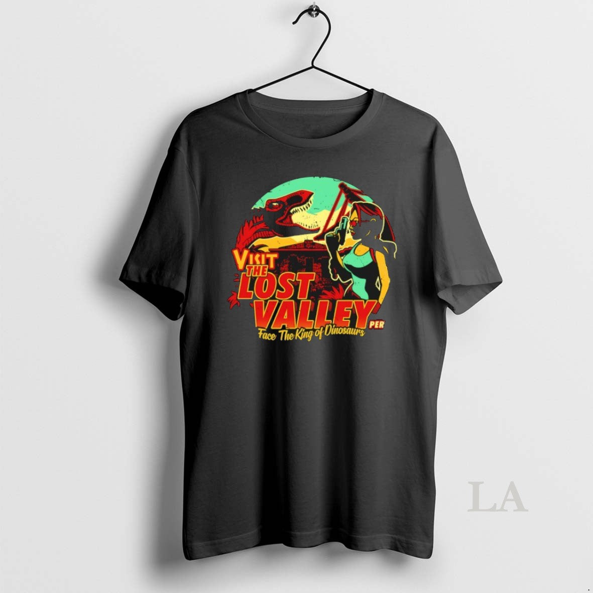 Original Visit The Lost Valley Face The King Of Dinosaurs T-Shirts, Hoodie, Sweatshirt | PopFlextees.com