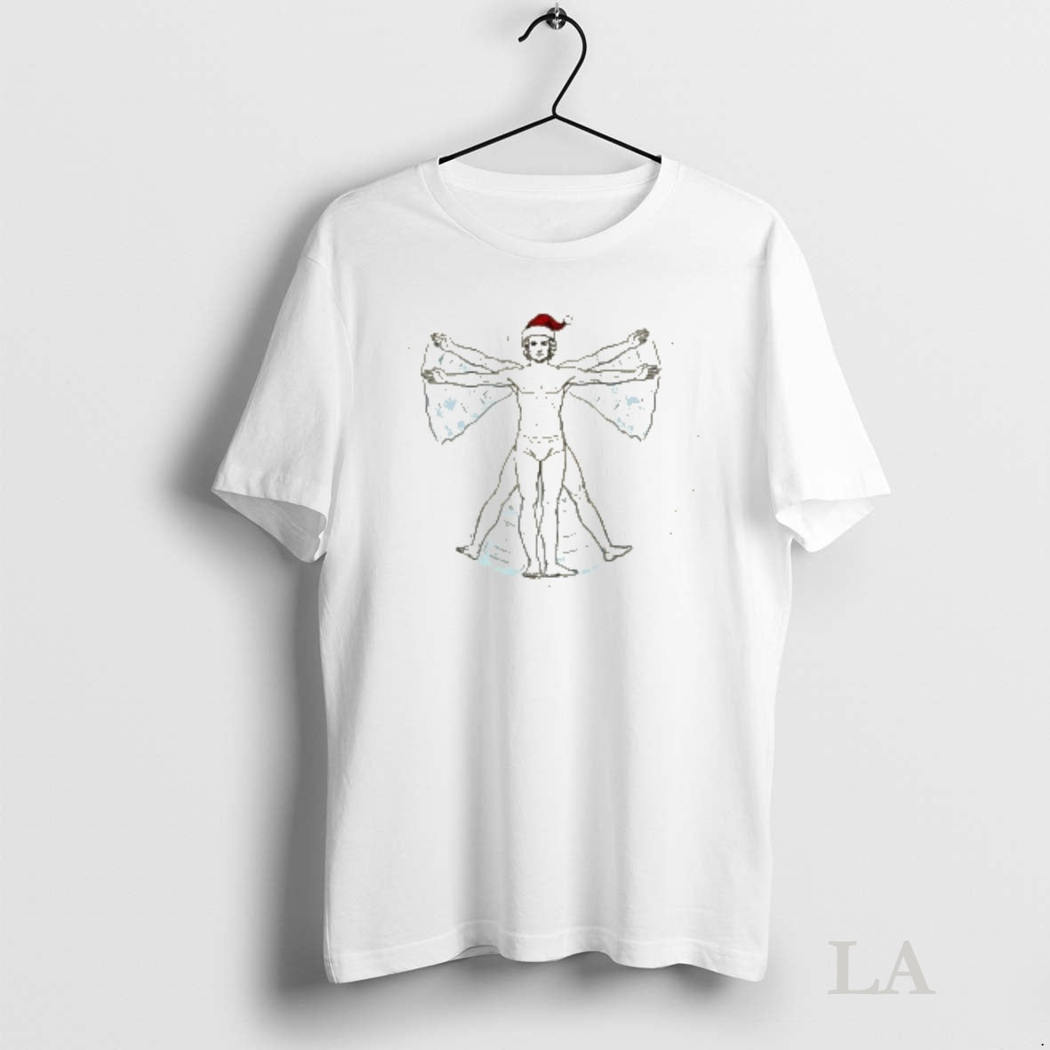 Original Vitruvian Snow Angel Christmas T-Shirts, Hoodie, Sweatshirt | PopFlextees.com
