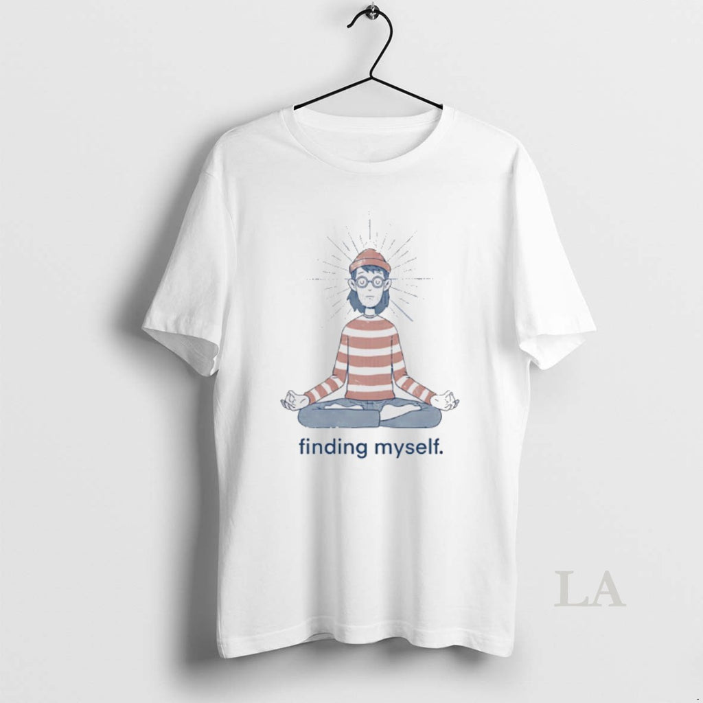 Original Waldo Yoga Finding Myself T-Shirts, Hoodie, Sweatshirt | PopFlextees.com